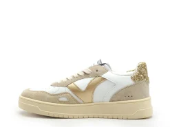 Victoria SEUL SERRAJE ET GLITTER Blanc Baskets Basses Femme