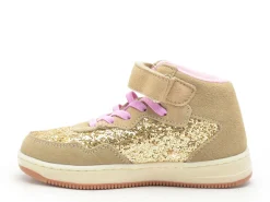 Victoria 1124127 TIEMPO BOTIN SERRAJE CO Beige Baskets Montantes Fille