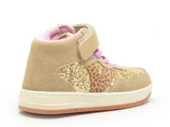 Victoria 1124127 TIEMPO BOTIN SERRAJE CO Beige Baskets Montantes Fille