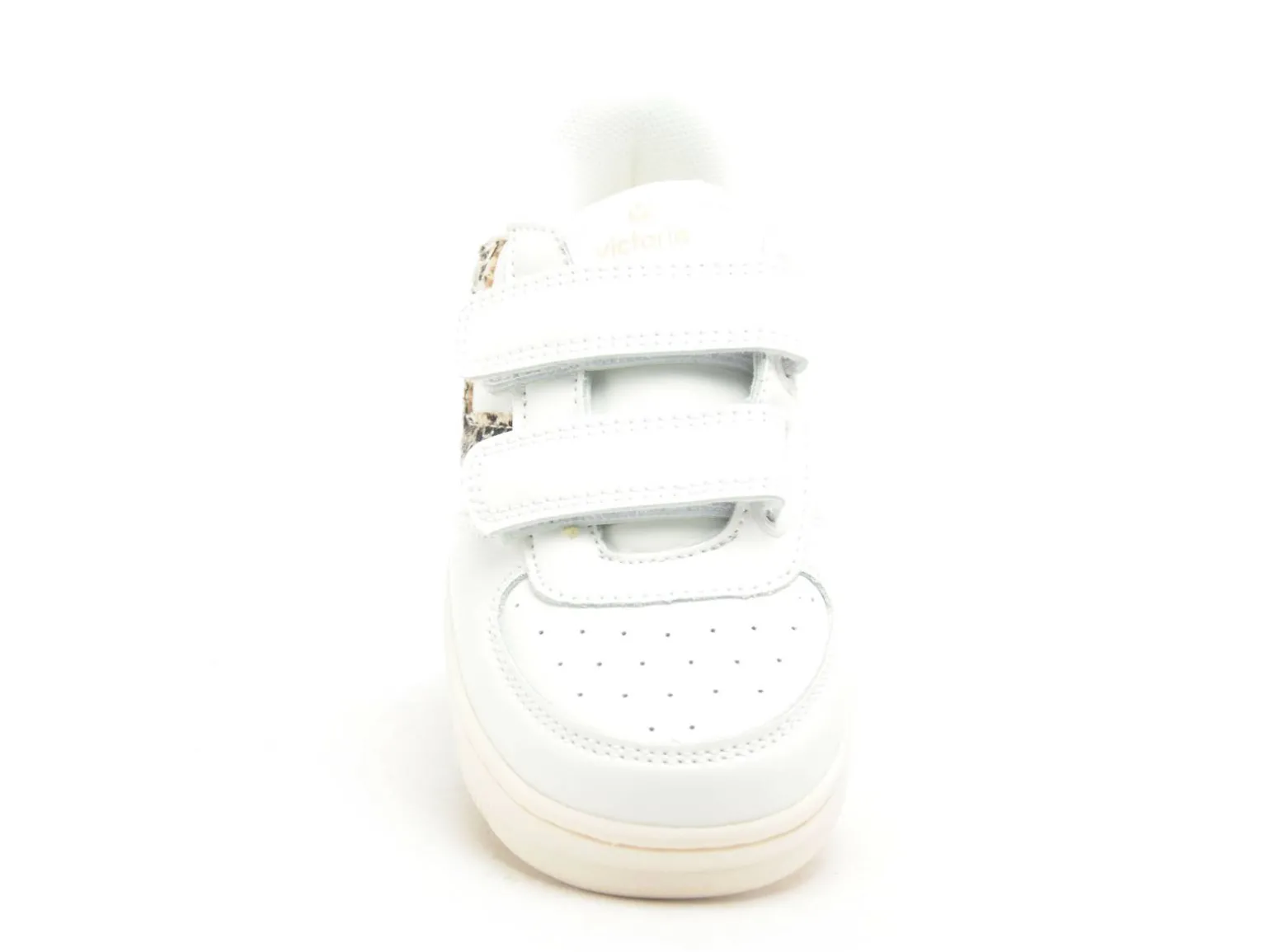 Victoria 1124106 TIEMPO EFECTO PIEL FANTA Blanc Baskets Basses Fille