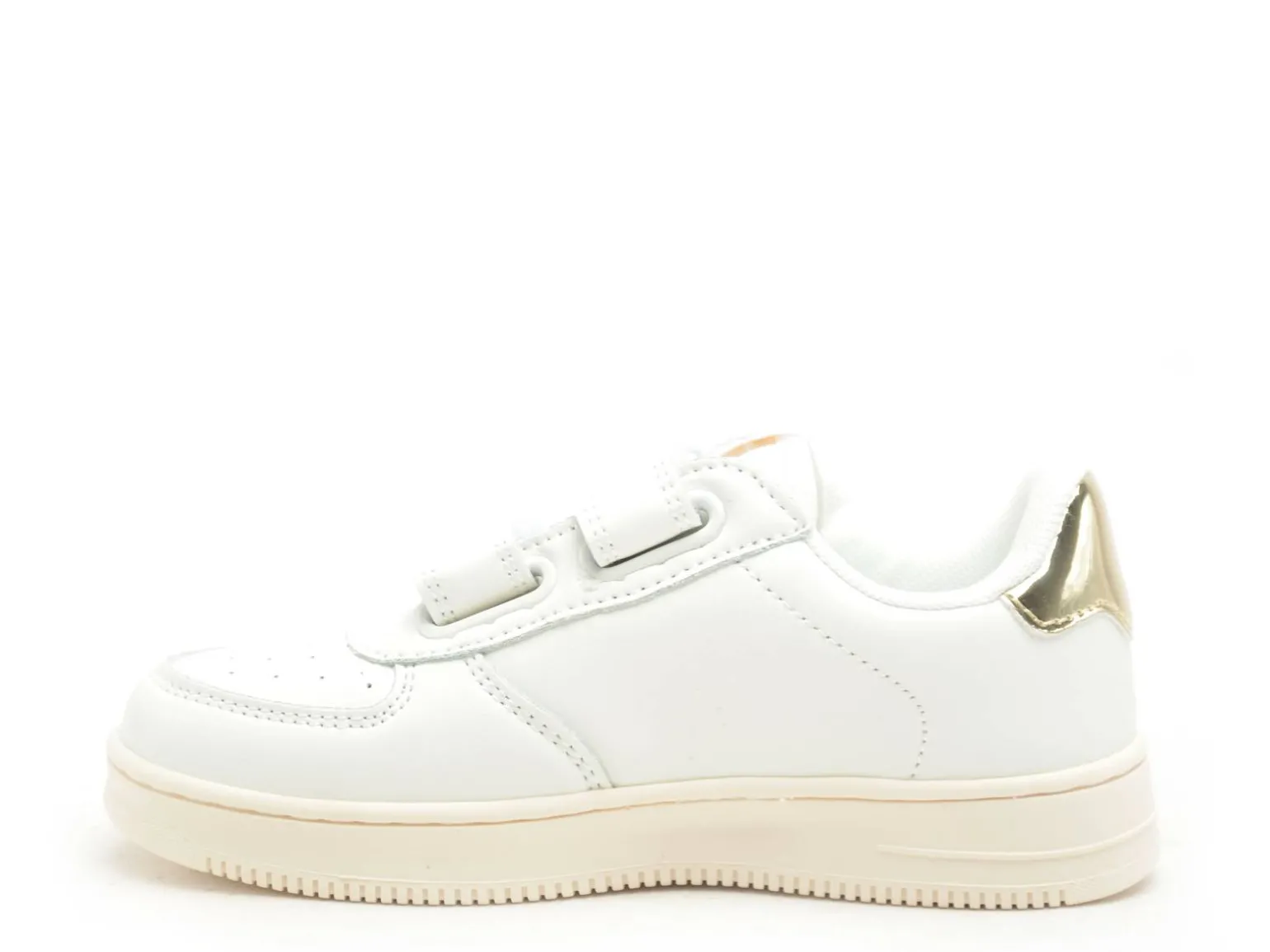 Victoria 1124106 TIEMPO EFECTO PIEL FANTA Blanc Baskets Basses Fille