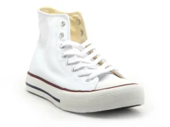Victoria TRIBU BOTIN LONA Blanc Basket Montante Femme