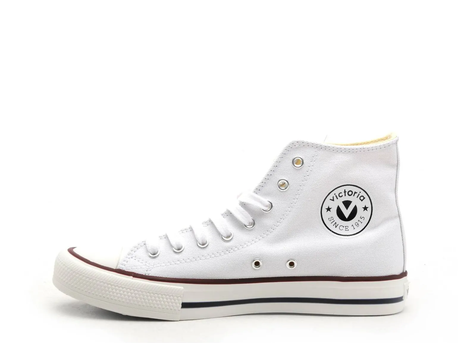 Victoria TRIBU BOTIN LONA Blanc Basket Montante Femme
