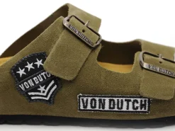 Von Dutch VADRI Kaki Mules Homme