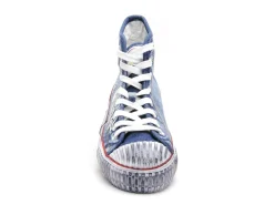 Von Dutch VINTO Bleu Baskets Montantes Homme