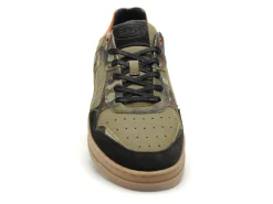 Von Dutch VIRAM Kaki Baskets Basses Homme