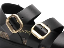 Yokono TUNEZ 127 Noir Sandales Plates Femme