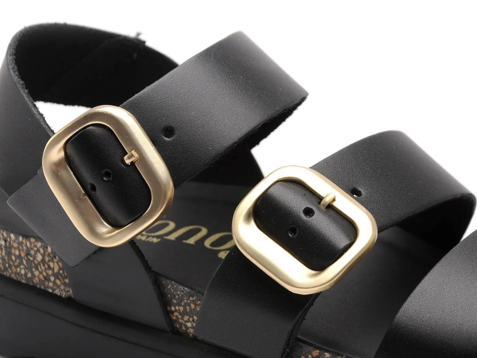Yokono TUNEZ 127 Noir Sandales Plates Femme
